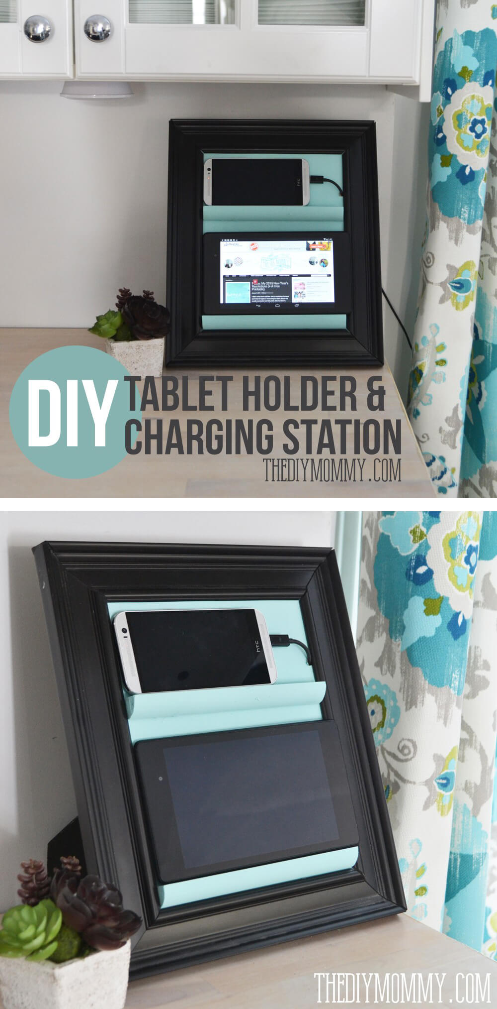 DIY Table Holder And Charging Station