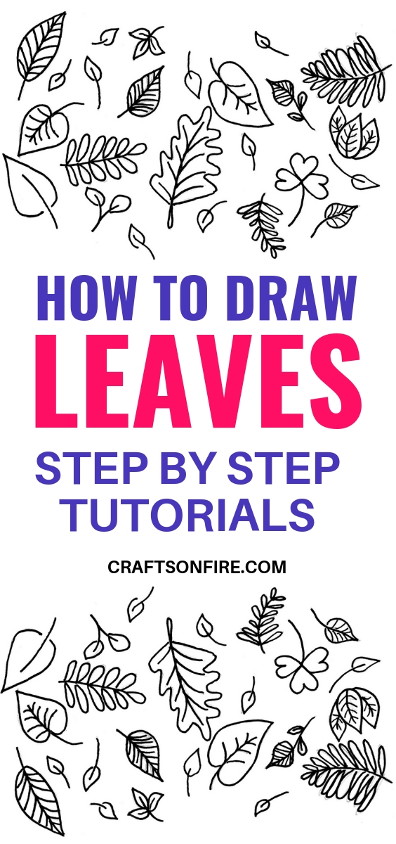 So many great tutorials to learn how to draw leaves. They're absolutely easy to draw and you'll have loads of fun with these step by step tutorials. Perfect for beginners too. #drawing #drawingtutorial