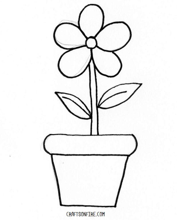 How To Draw Flowers: Easy Ways To Draw Simple Flowers - Craftsonfire