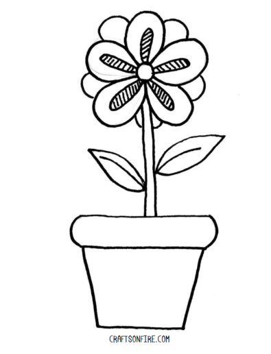 How To Draw Flowers: Easy Ways To Draw Simple Flowers - Craftsonfire