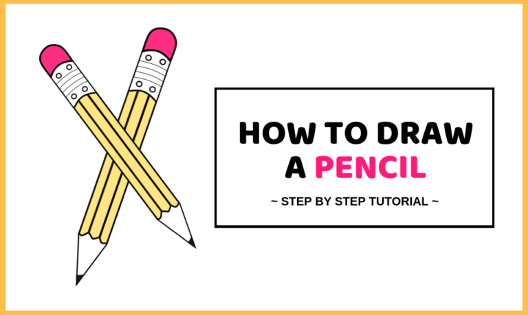 How To Draw A Pencil: Cute Pencil Drawing