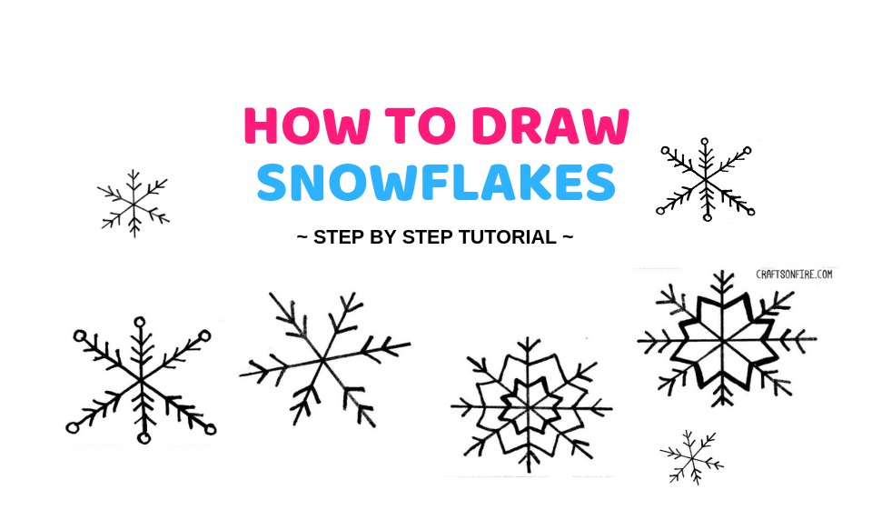 How To Draw Snowflakes