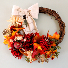 30-minute Fall Wreath