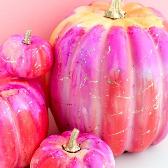 No Carve Pumpkins - 21 Fun Pumpkin Decorating Ideas - Craftsonfire