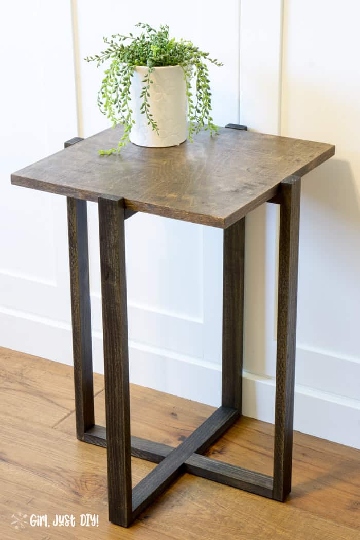 DIY Modern End Table