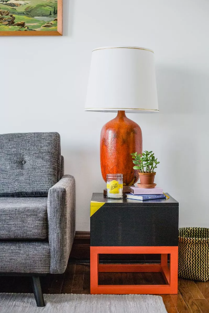 DIY Cubed End Table