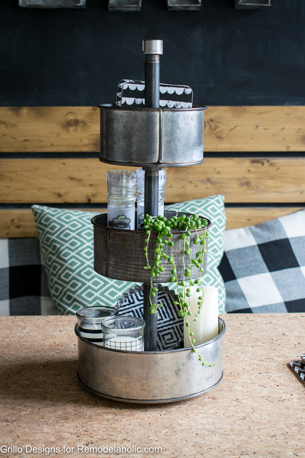 DIY Three-Tiered Stand – From Baking Tins