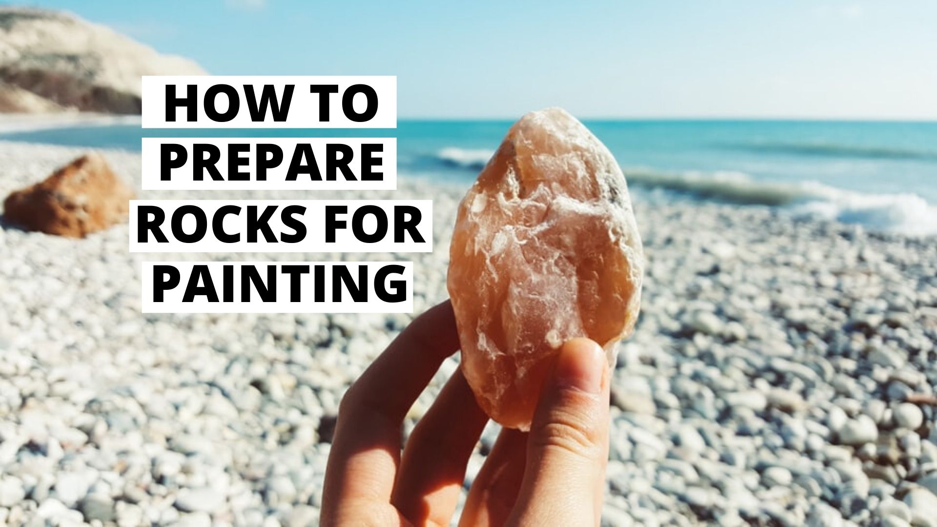 how to prepare rocks for painting, rock painting prep, prepping rocks for painting
