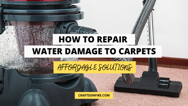 How To Repair Water Damage To Carpets (Affordable Solutions)