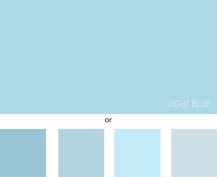 Light Blue Paint Color Scheme