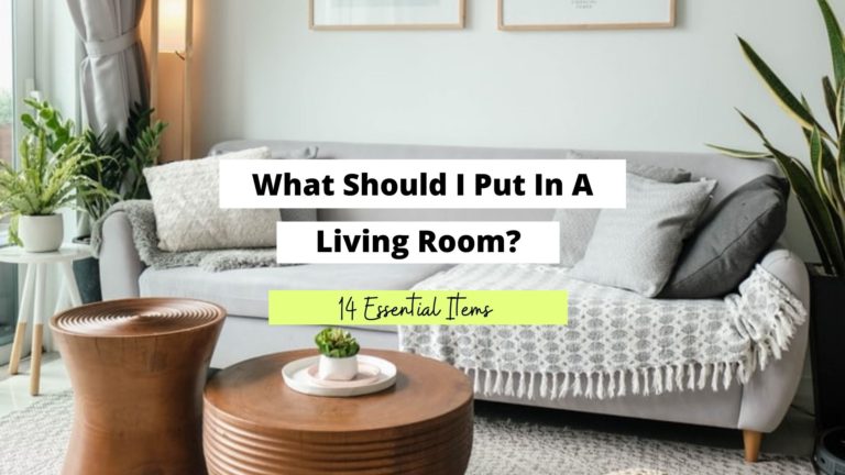 What Should I Put In A Living Room? (Essential Items)
