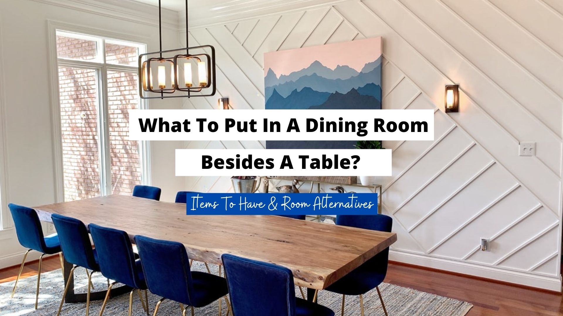 what to put in a dining room besides a table