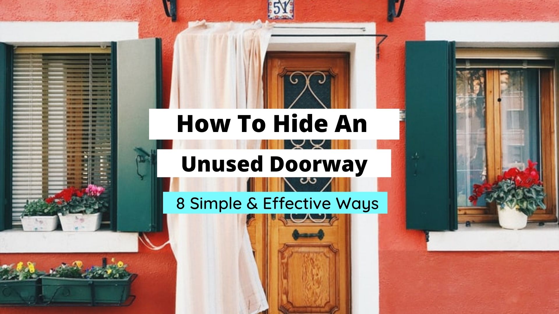 how to hide an unused doorway