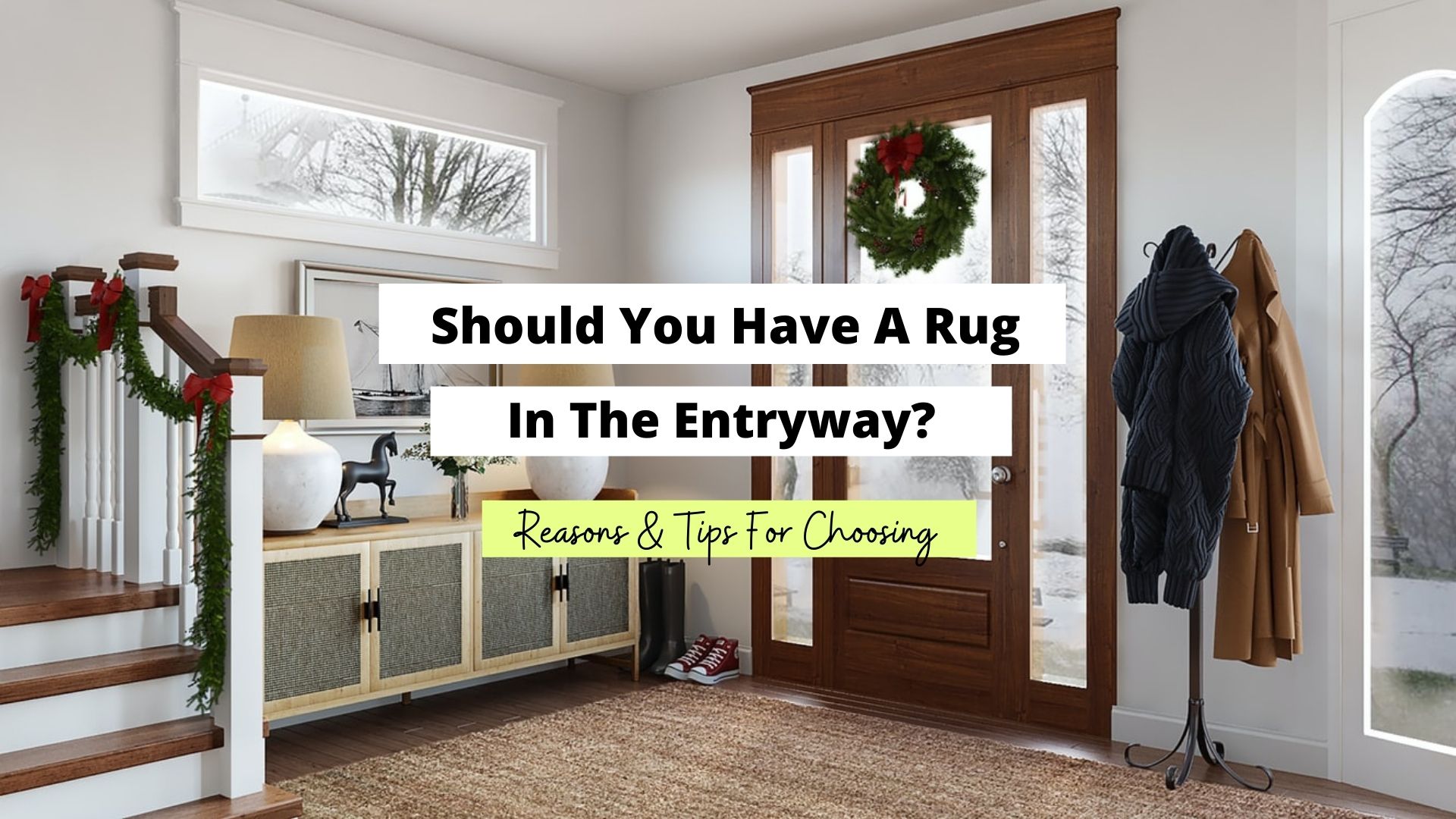 should you have a rug in the entryway