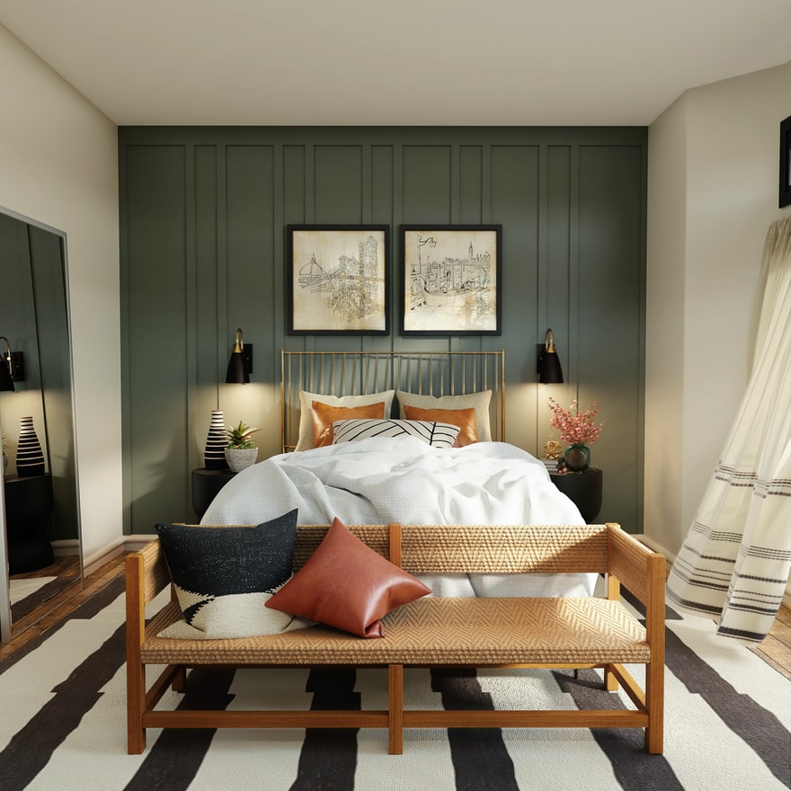 two color combination for rooms
