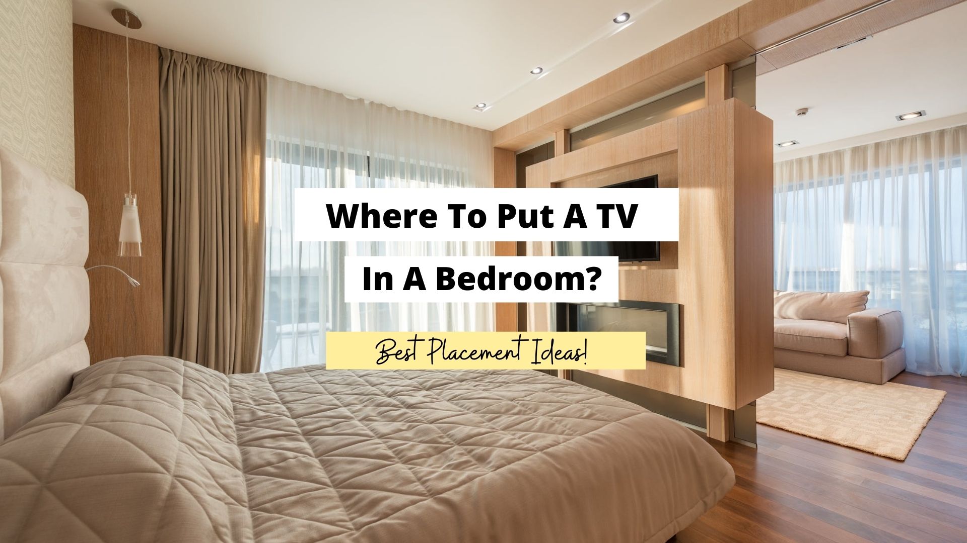 where to put a tv in a bedroom