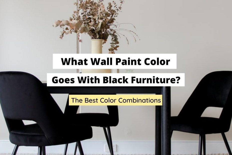 What Color Paint Goes With Black Bedroom Furniture