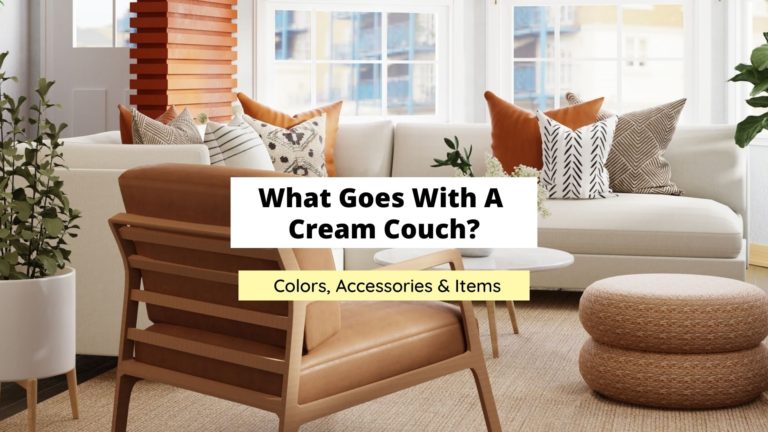 What Goes With A Cream Couch? (Colors & Accessories)
