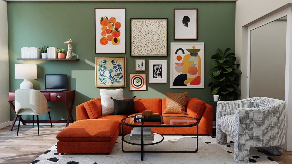 orange and green color combination