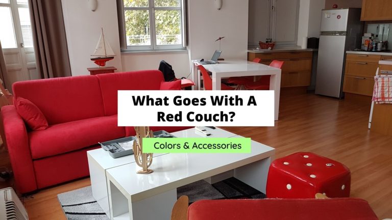 What Goes With A Red Couch? (Colors & Accessories)