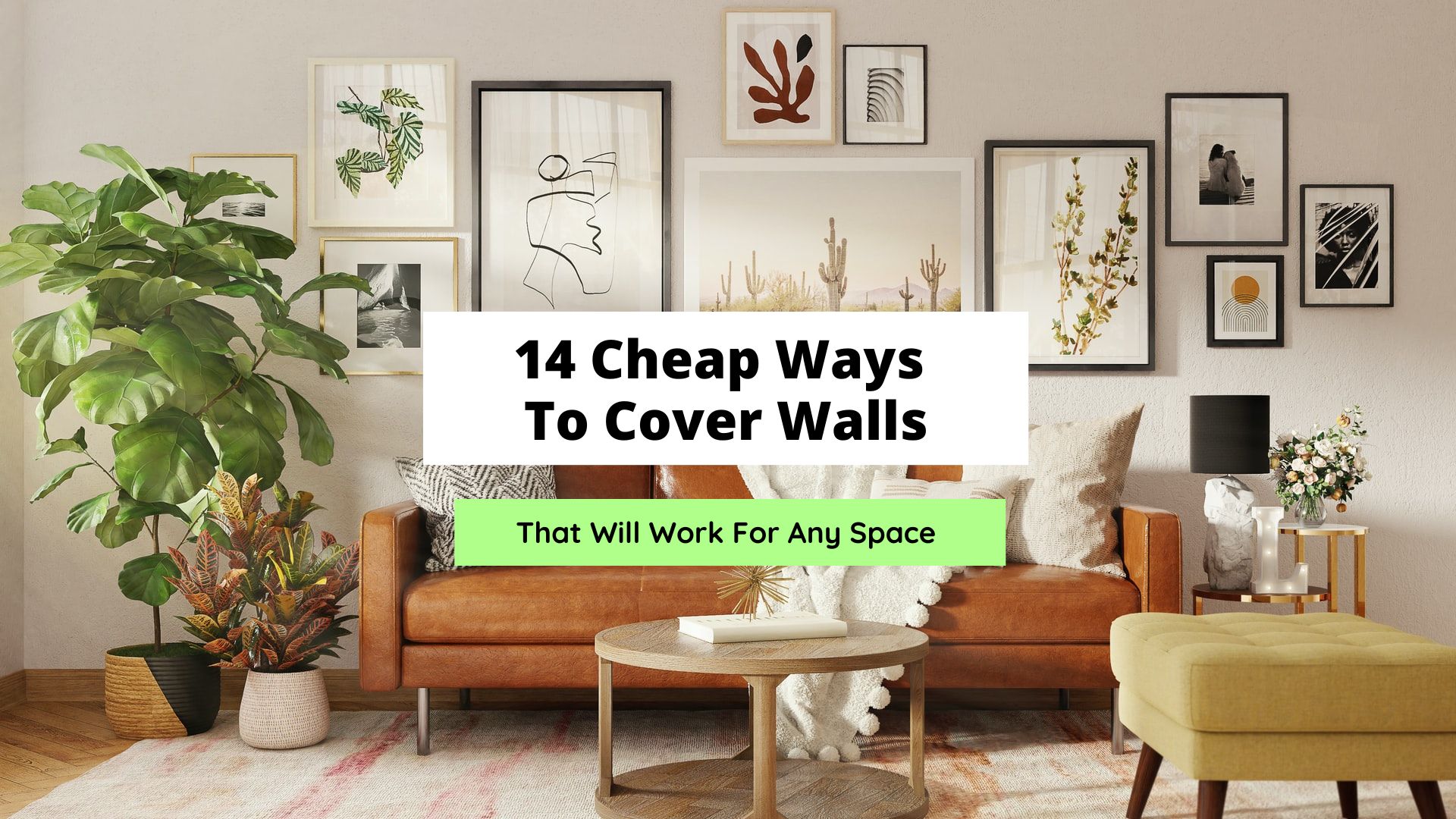 cheap ways to cover walls