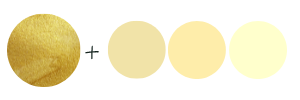 gold and cream color scheme