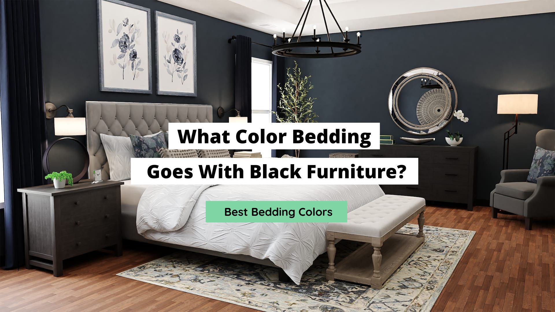 What Color Bedding Goes With Wood Furniture? 