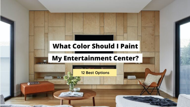 What Color Should I Paint My Entertainment Center? (12 Options)