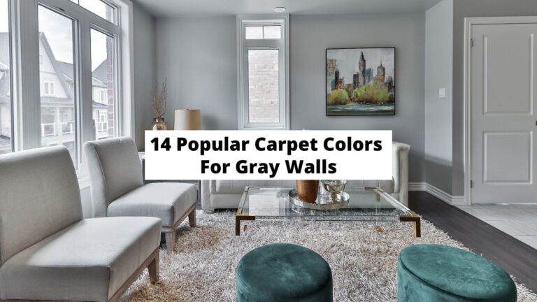 14 Popular Carpet Colors For Gray Walls