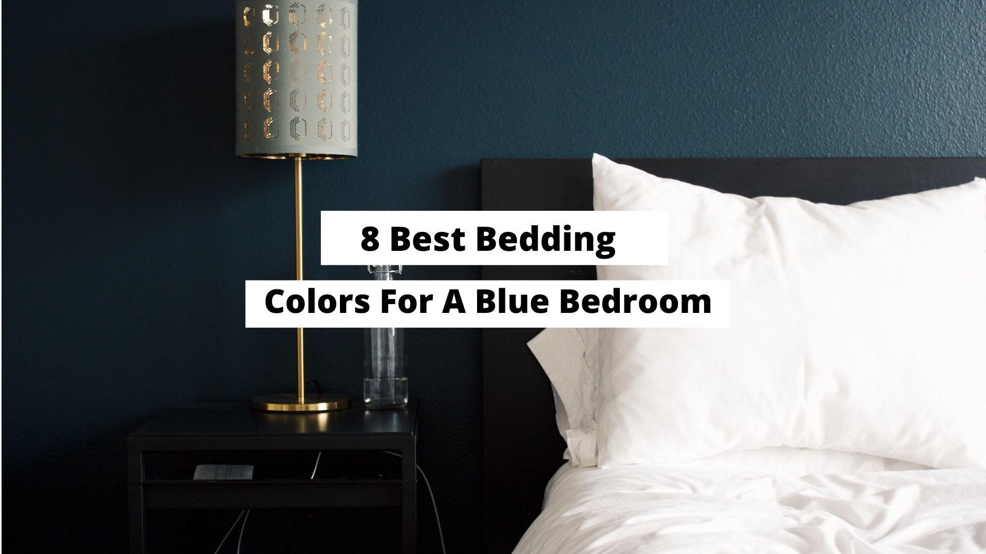bedding colors for a blue bedroom
