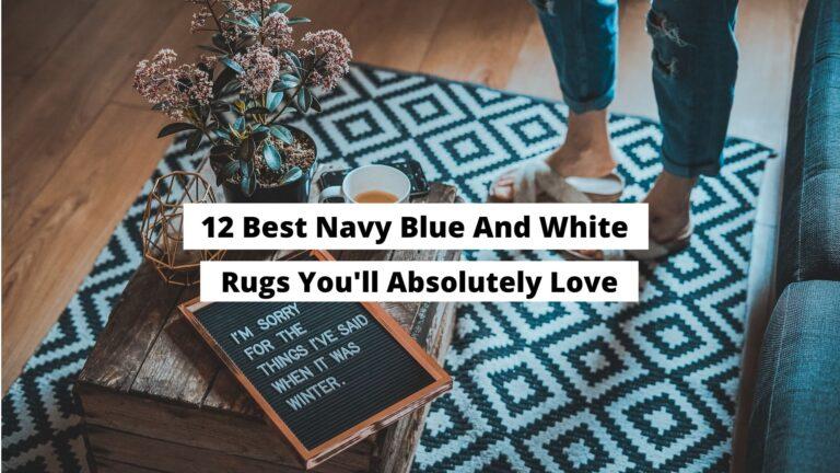 12 Best Navy Blue And White Rugs I’ve Ever Seen