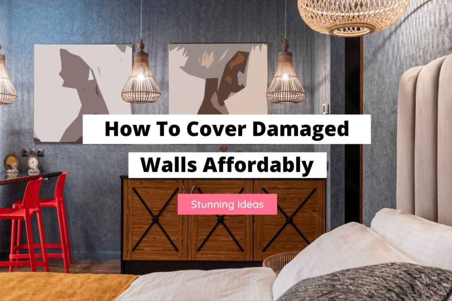 ways to cover damaged walls