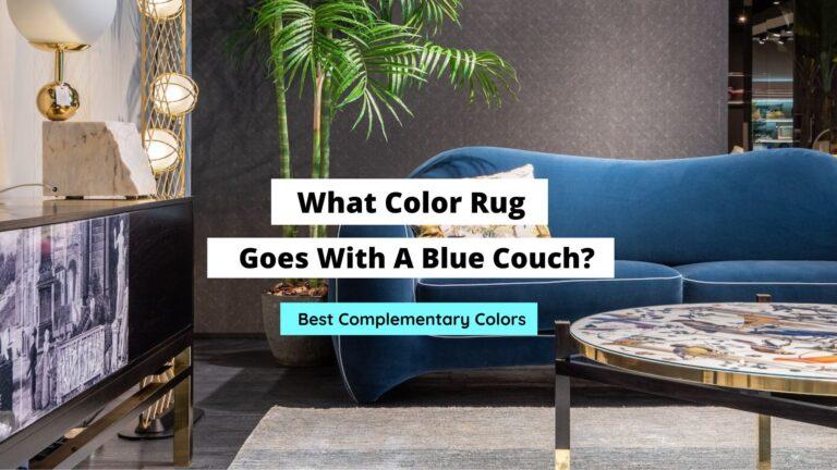 What Color Rug Goes With A Blue Couch? (Best Ideas!)