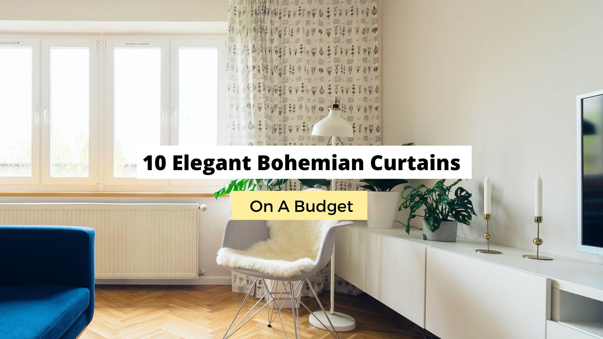 elegant bohemian curtains