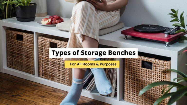 Types of Storage Benches: Your Best Storage Solution