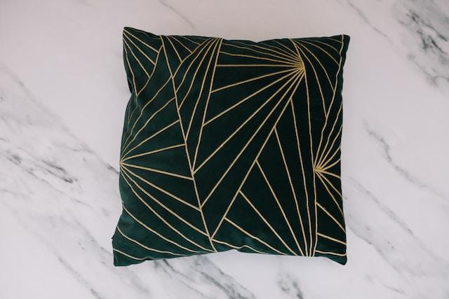 patterned pillows for black couch