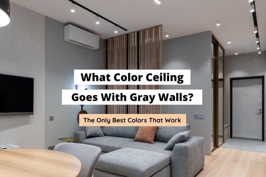 What Color Goes With Black Ceiling