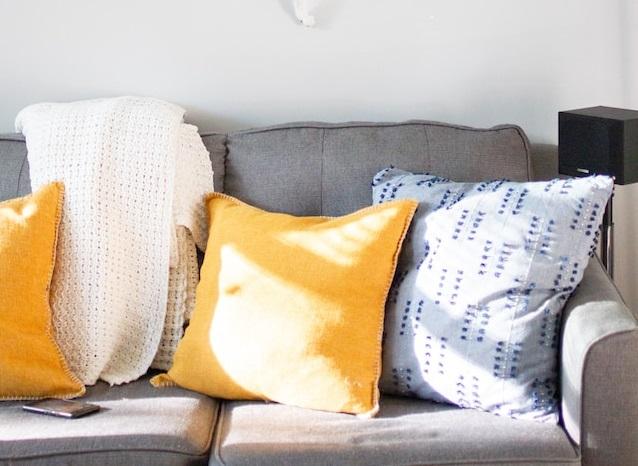 throw blankets for gray couch