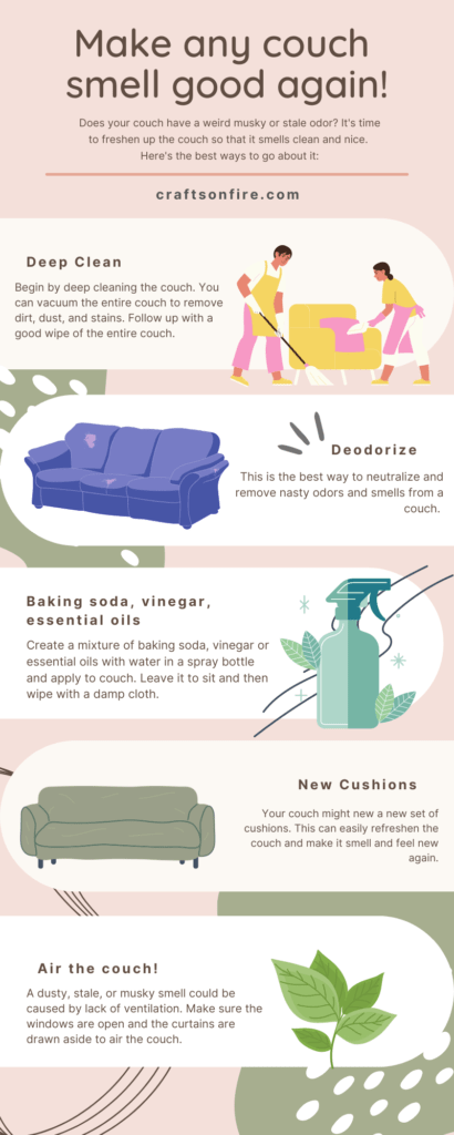 tips for making a couch smell clean