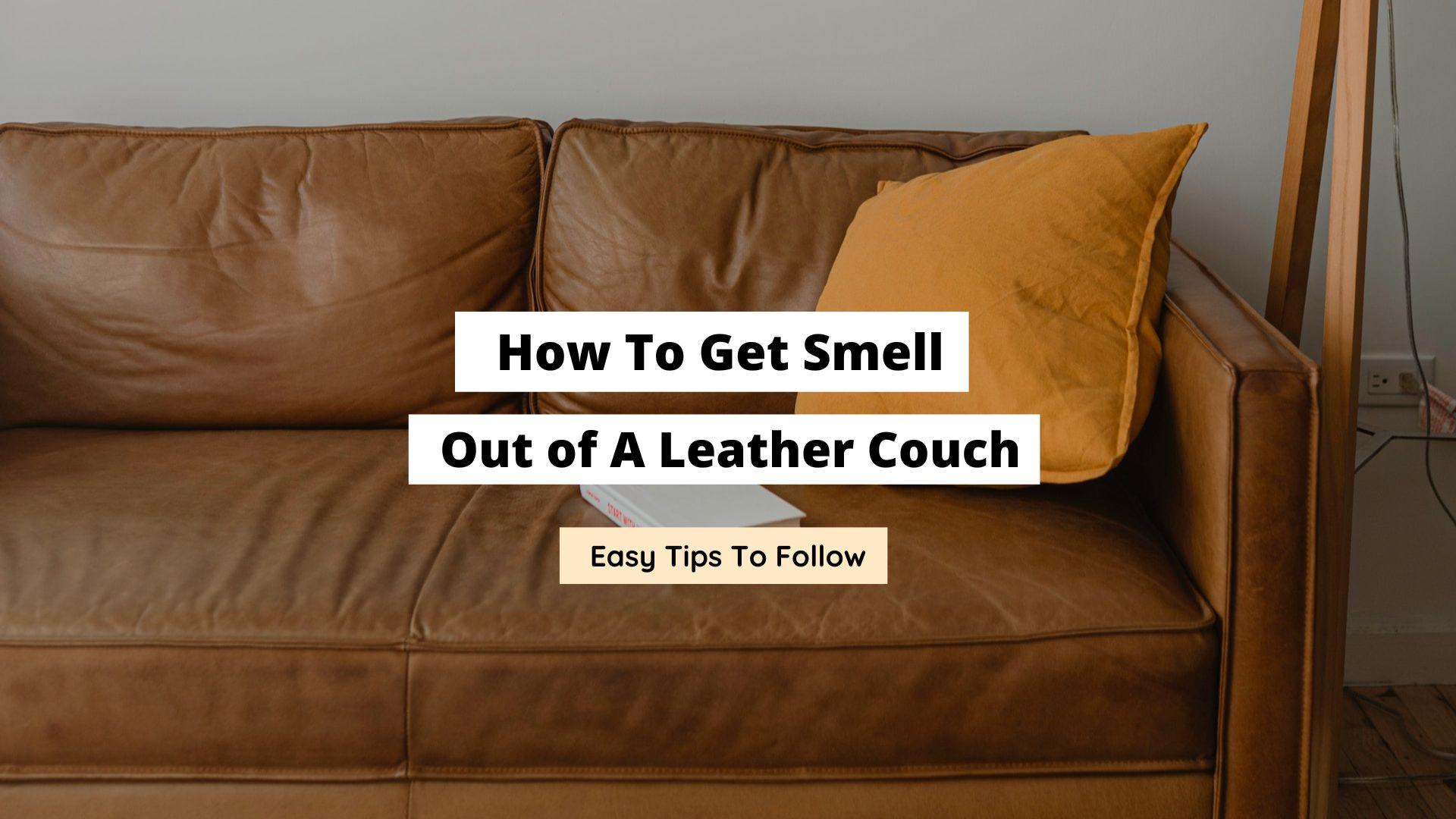 How To Get Smells Out of A Leather Couch