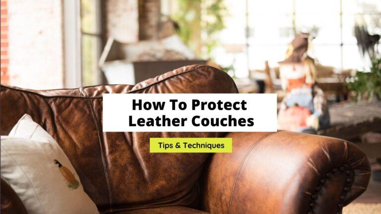 How To Protect Leather Couches: Tips & Ideas
