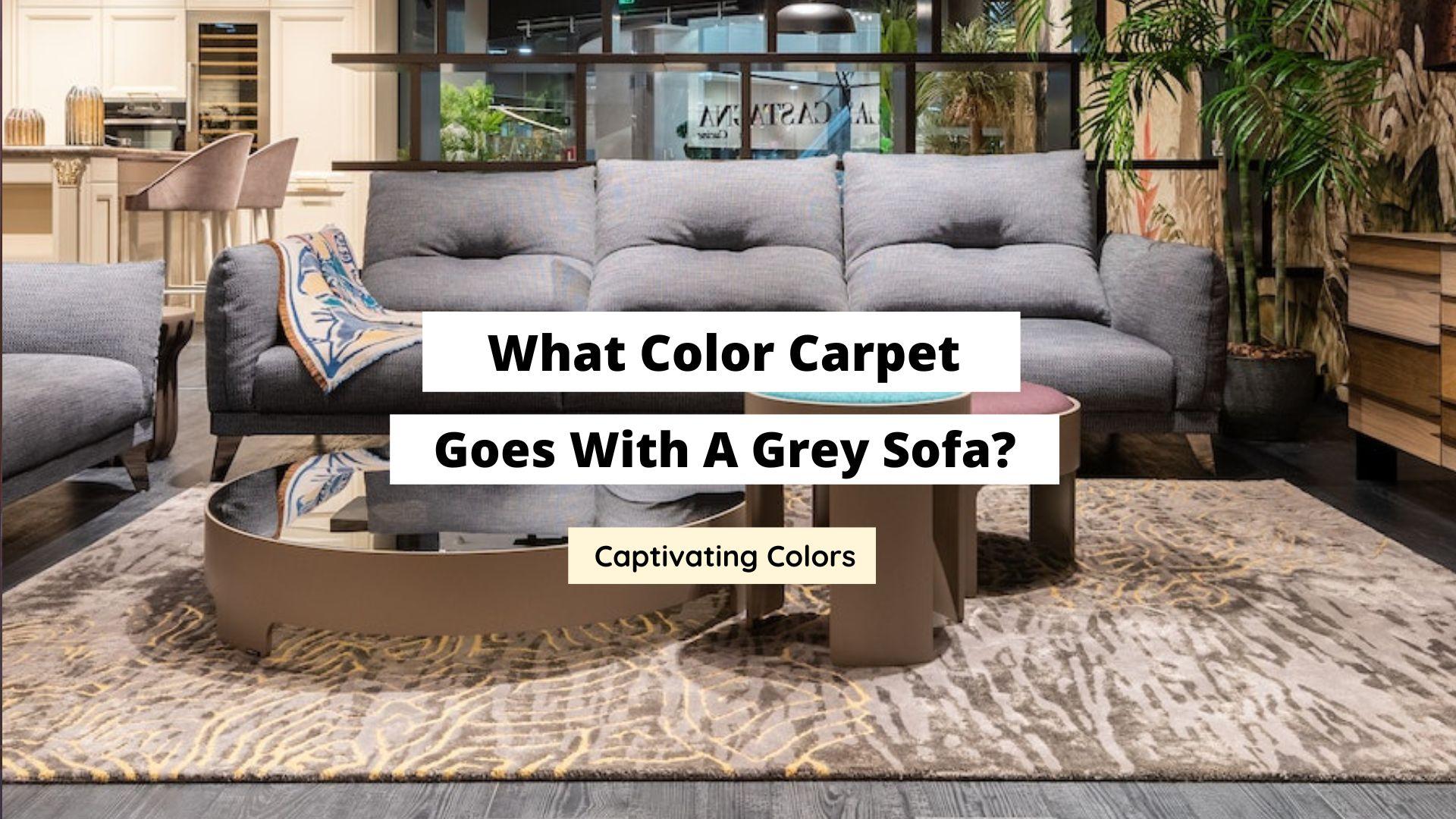 What Color Carpet Goes With A Grey Sofa