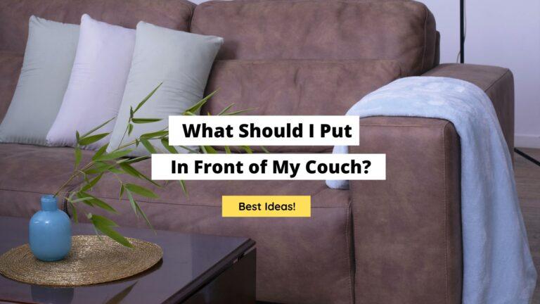 What Should I Put In Front of My Couch? (Popular Ideas)