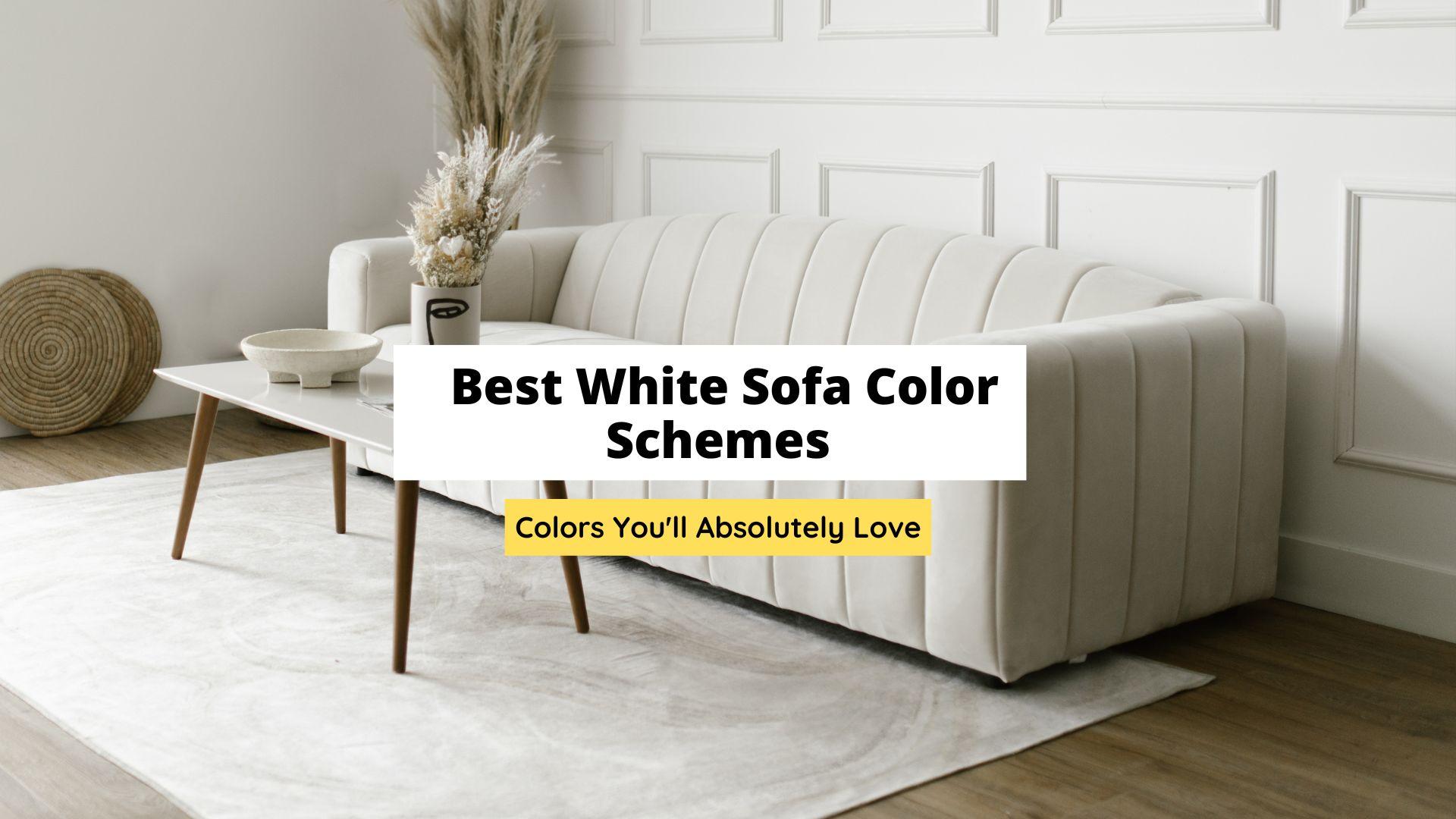 Best White Sofa Color Schemes