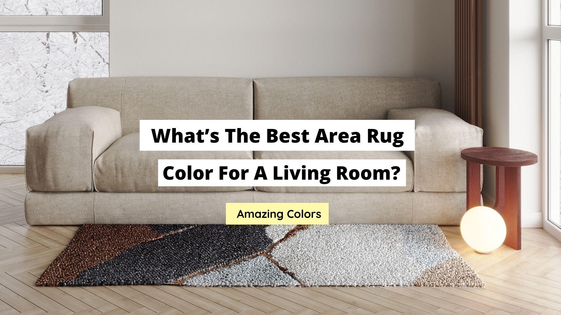 What’s The Best Area Rug Color For A Living Room
