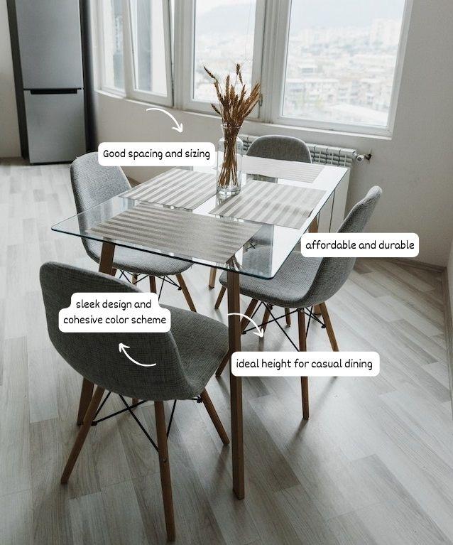choosing glass dining table chairs tips