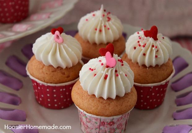 The Pink Cupcakes With A Dollop of Love