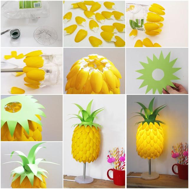 Simple Pineapple Lampshade 