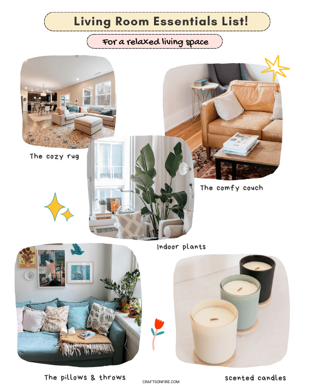 living room essentials list