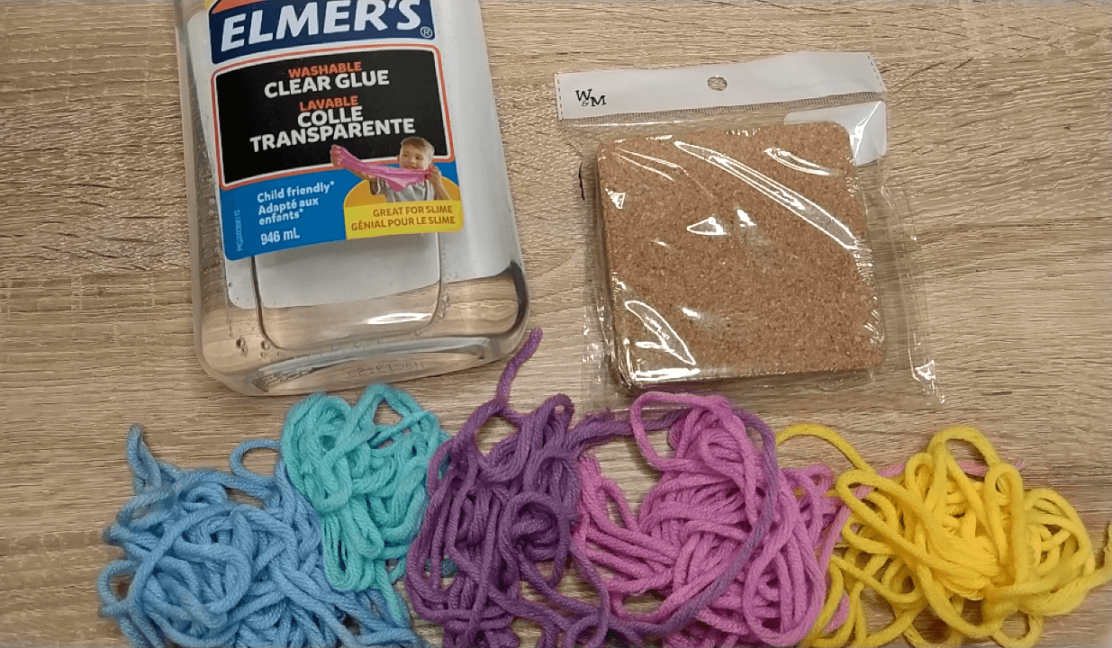 How To Make A Colorful Coaster With Yarn - Craftsonfire